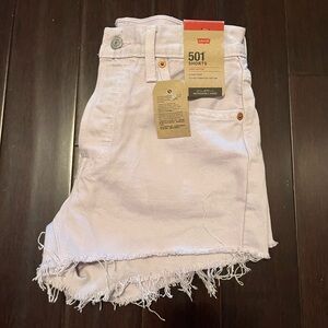 Lilac LEVIS 501 shorts W 25
